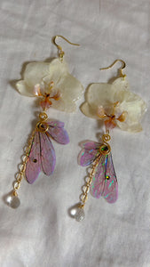 Orchid Necklace and Earring Set