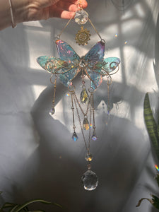 Iridescent Handmade Faux Morpho Suncatcher