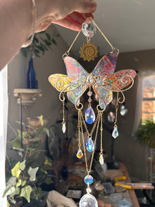 Iridescent Handmade Faux Morpho Suncatcher